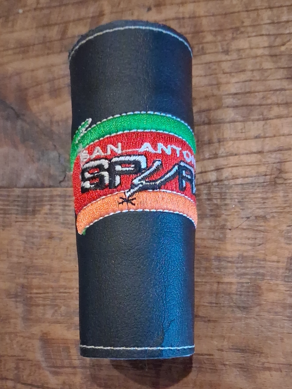 Black Leather San Antonio Spurs Shot Glass